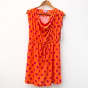 ✨Zoe Sundae | NWT Bright Orange Polka Dot Dress